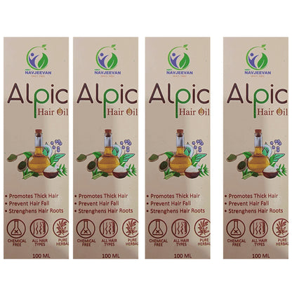 Amrit Navjeevan Alpic Hair Oil (100ml Each) - Classic Derma