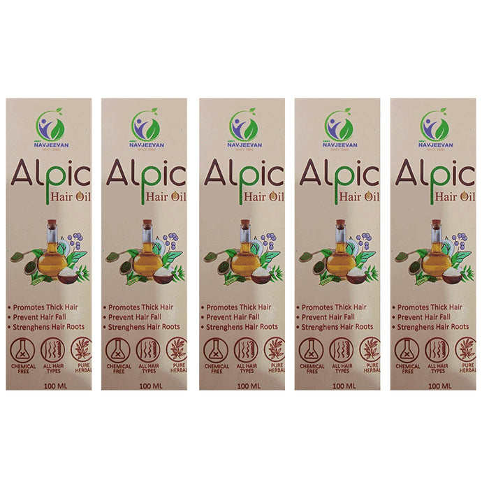 Amrit Navjeevan Alpic Hair Oil (100ml Each) - Classic Derma