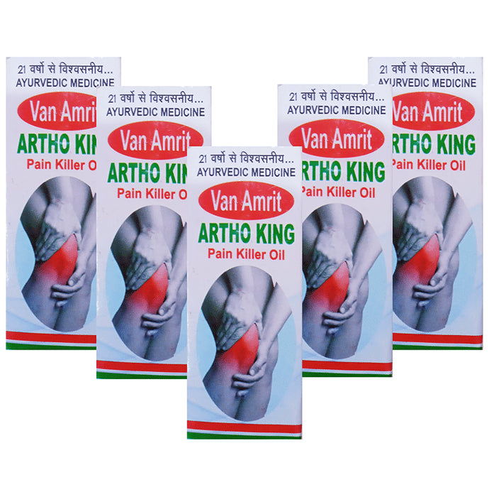Amrit Navjeevan Artho King Pain Killer Oil(50ml Each) - Classic Derma