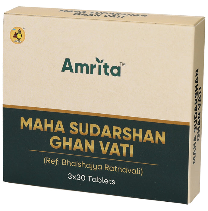 Amrita Maha Sudarshan Ghan Vati Tablet - Classic Derma