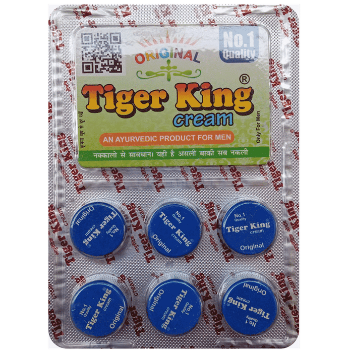 Amritveda Tiger King Cream (6x1.5gm Each) - Classic Derma