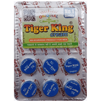 Amritveda Tiger King Cream (6x1.5gm Each) - Classic Derma