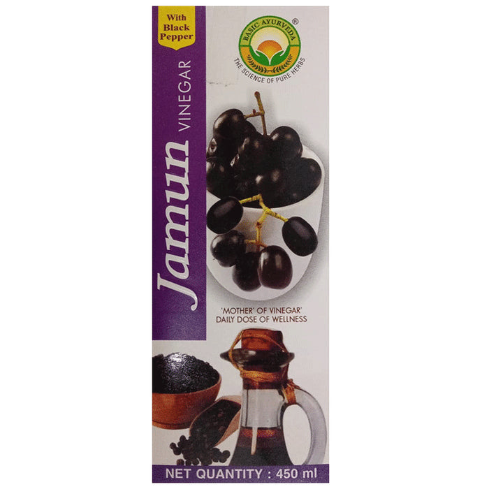 Basic Ayurveda Jamun Vinegar for Digestion & Sugar Control - Classic Derma
