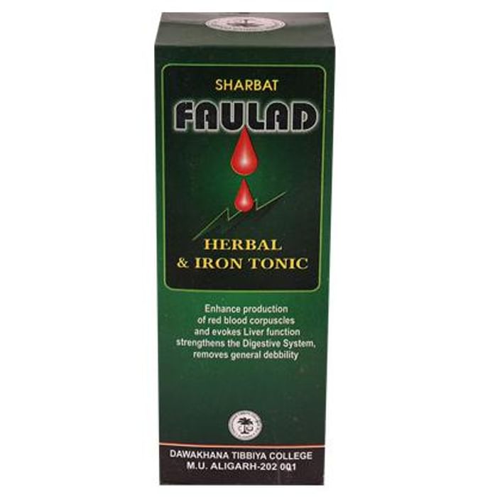 AMU Dawakhana Sharbat Faulad Herbal & Iron Tonic - Classic Derma