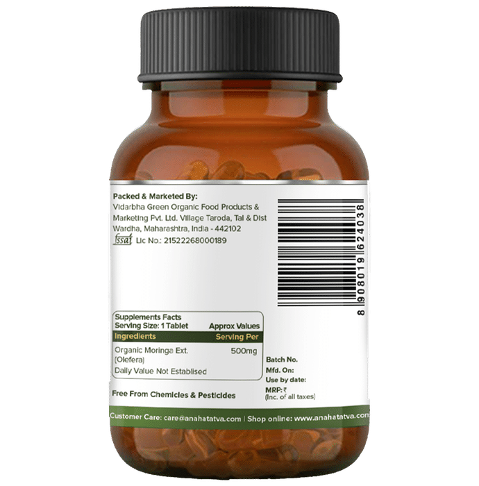Anahatatva Organic Moringa Veg Tablet