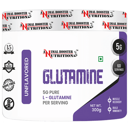Animal Booster Nutrition Glutamine Powder Unflavored - Classic Derma
