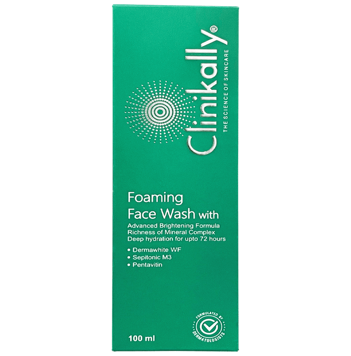 Clinikally Foaming Face Wash with Advanced Brightening Formula - Classic Derma