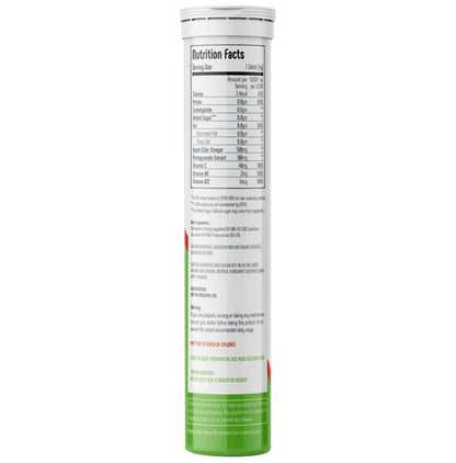 Anisue Healthcare Apple Cider Vinegar Effervescent Tablet (20 Each) Green Apple