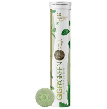 Anisue Healthcare Gigagreen Effervescent Tablet (20 Each) Lemony lime - Classic Derma