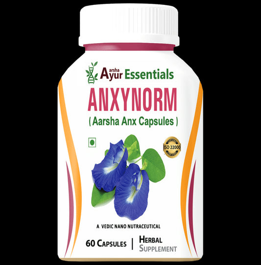 Aarsha Ayur Essentials Anxynorm Capsule - Classic Derma