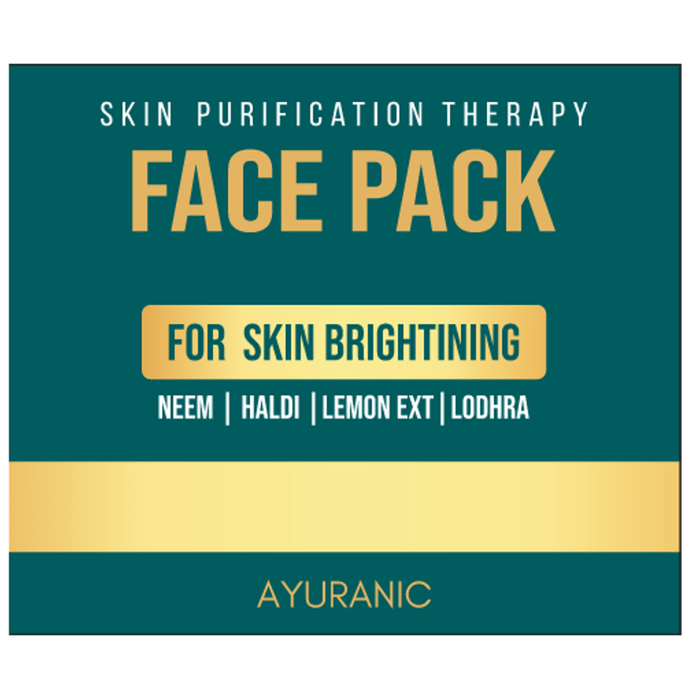 Ayuranic Face Pack for Skin Brightining - Classic Derma
