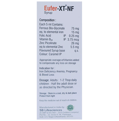 Eufer-XT-NF Syrup