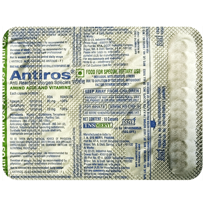 Antiros Capsule - Classic Derma