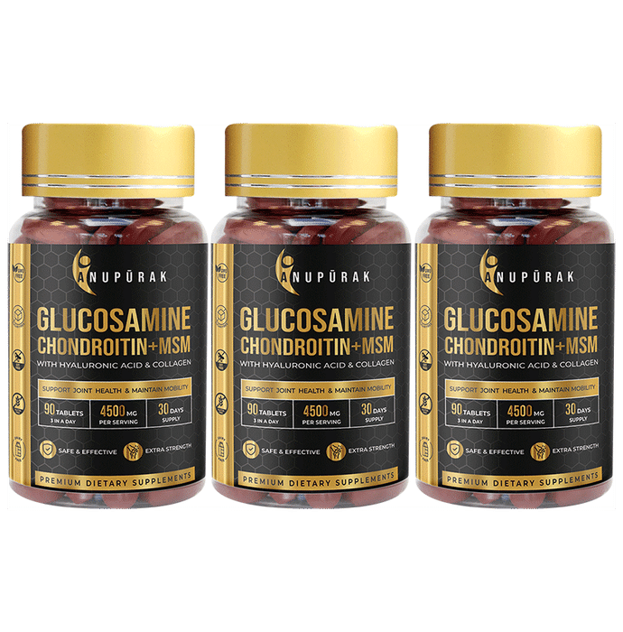 Anupurak Glucosamine Chondroitin+MSM Tablet (90 Each) - Classic Derma