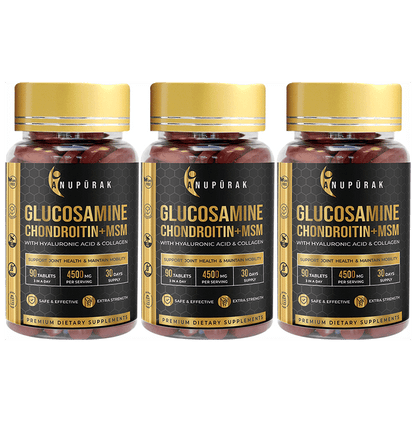 Anupurak Glucosamine Chondroitin+MSM Tablet (90 Each) - Classic Derma