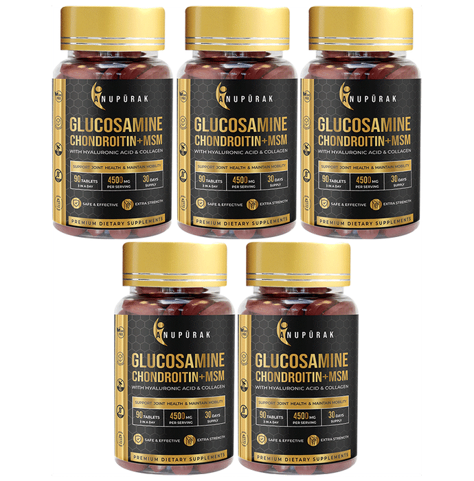 Anupurak Glucosamine Chondroitin+MSM Tablet (90 Each) - Classic Derma