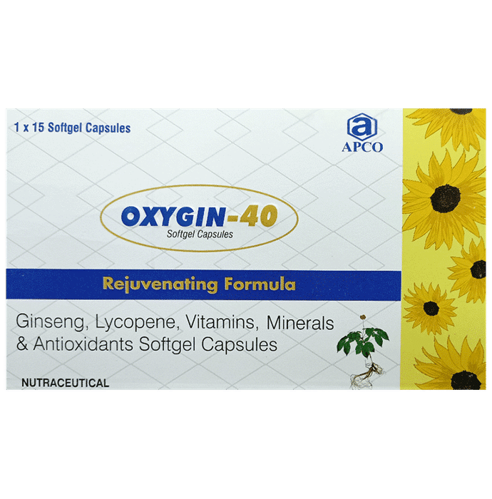 Apco Oxygin-40 Softgel Capsule - Classic Derma