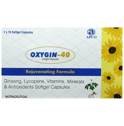 Apco Oxygin-40 Softgel Capsule - Classic Derma