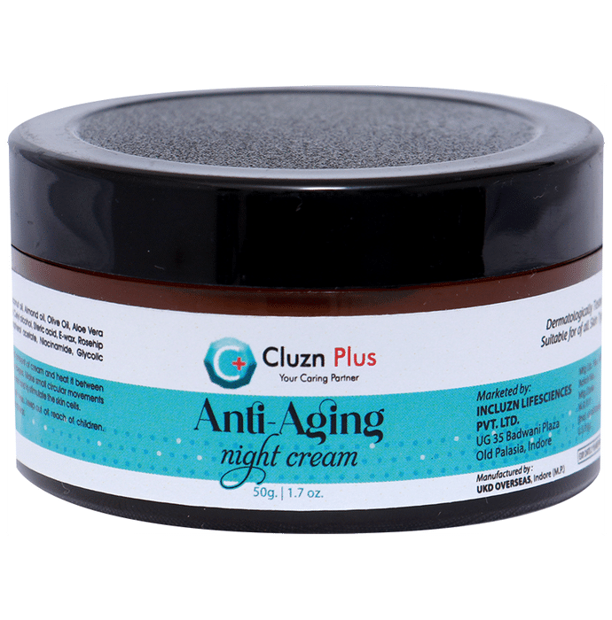 Cluzn Plus Anti Aging Night Cream - Classic Derma