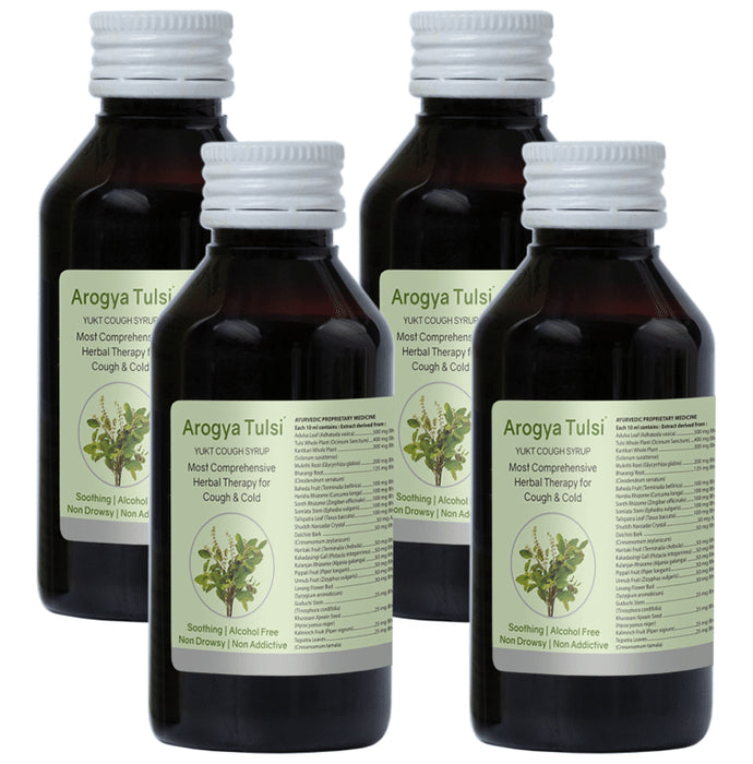 Arogya Tulsi Yukt Cough Syrup (100ml Each) - Classic Derma