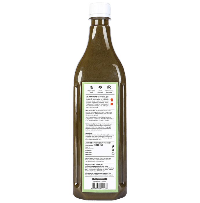 Jiva Ayurveda Karela Jamun Juice