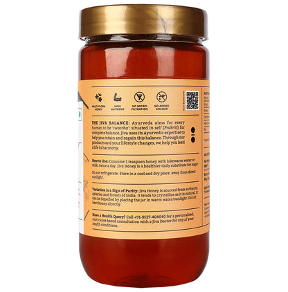 Jiva Ayurveda Multiflora Honey for Immunity & Antioxidant Support
