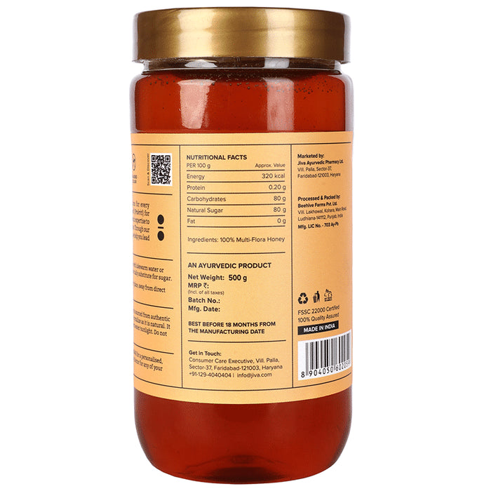 Jiva Ayurveda Multiflora Honey for Immunity & Antioxidant Support
