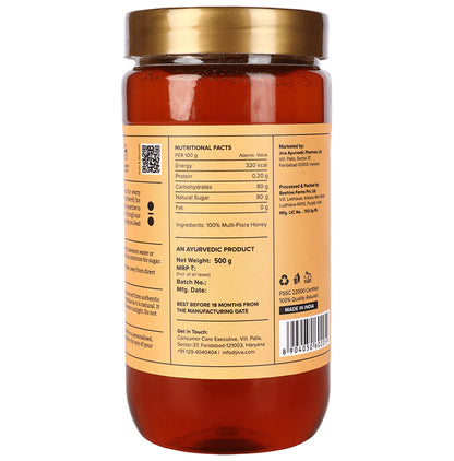 Jiva Ayurveda Multiflora Honey for Immunity & Antioxidant Support