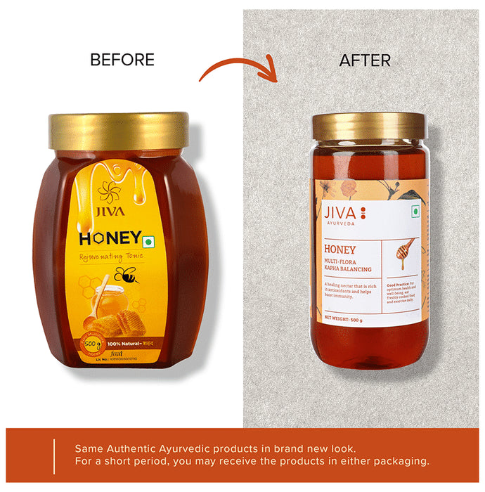 Jiva Ayurveda Multiflora Honey for Immunity & Antioxidant Support
