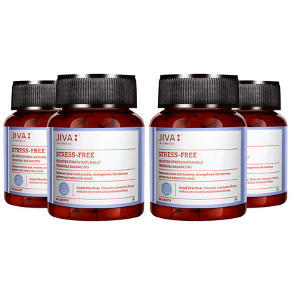 Jiva Ayurveda Stress Free Tablet (60 Each)