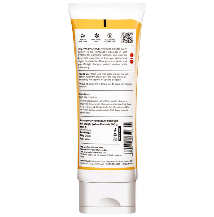 Jiva Ayurveda Turmeric Cream Spotless Skin (100gm Each)