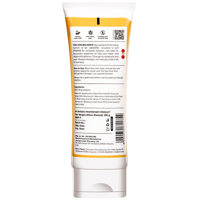 Jiva Ayurveda Turmeric Cream Spotless Skin (100gm Each)