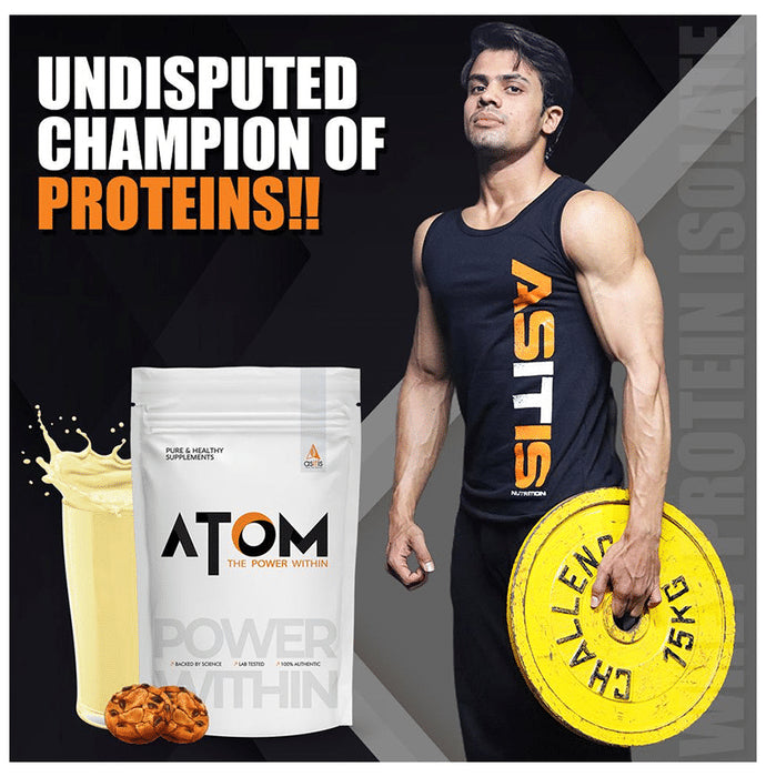 Buy AS-IT-IS Nutrition Atom 100% Whey Protein Isolate Cookie Hazel ...