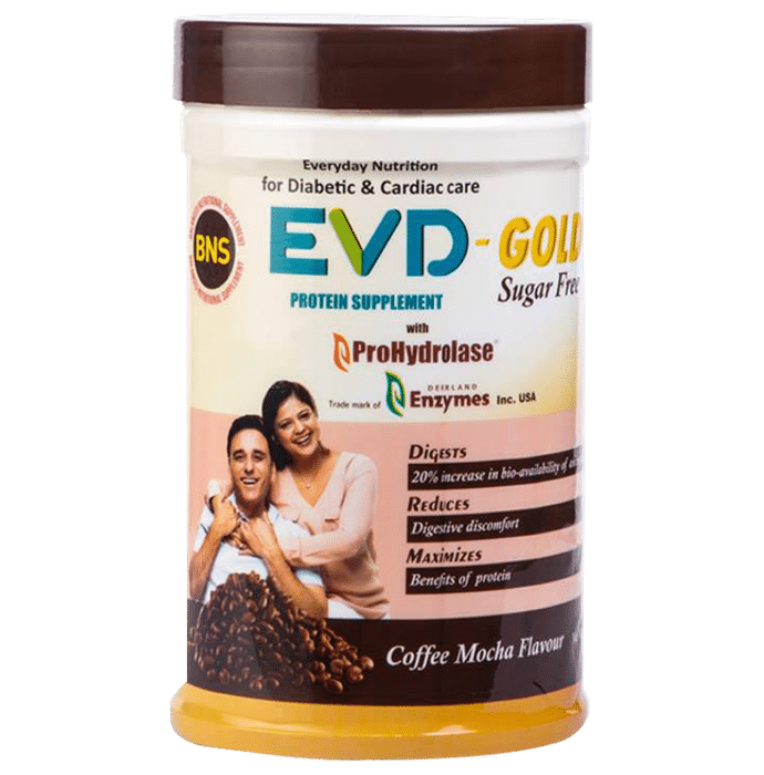 EVD Gold Protein Supplement with ProHydrolase Enzymes Coffee Mocha Sugar Free - Classic Derma