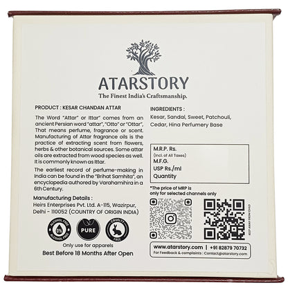 Atarstory Kesar Chandan Attar