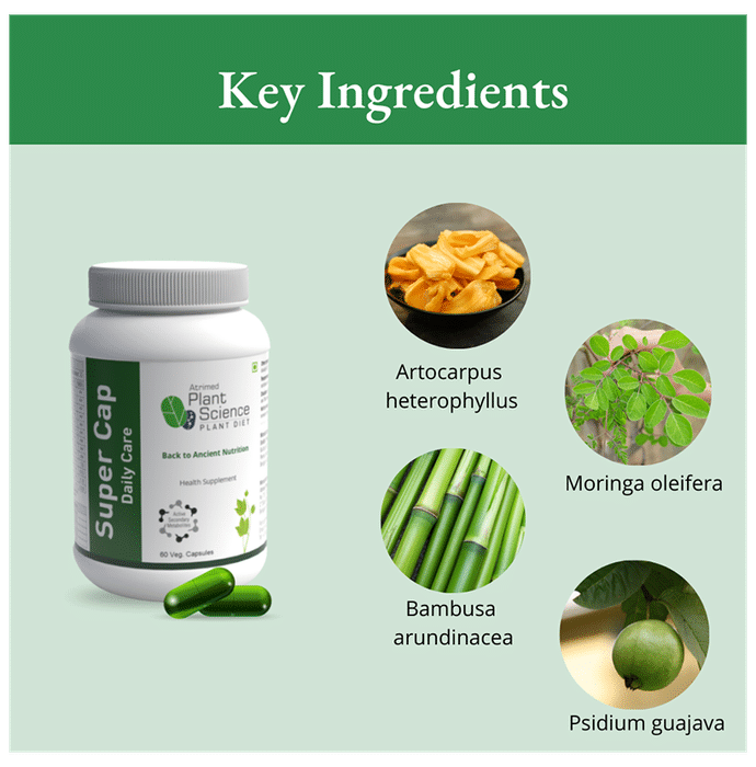 Atrimed Plant Science Super Cap daily Care Veg. Capsule