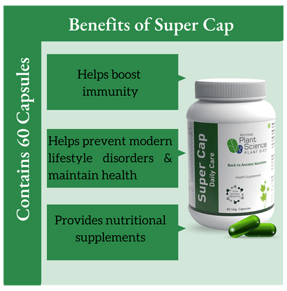 Atrimed Plant Science Super Cap daily Care Veg. Capsule