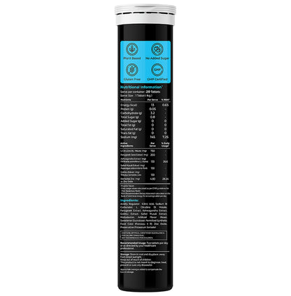 Auric Mens Energy Effervescent Tablets for Strength, Stamina and Performance (20 Each)
