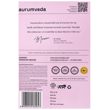 Aurumveda auNaari Capsule for Better Menstrual Health