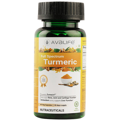Avalife Full Spectrum Turmeric Veg Capsule