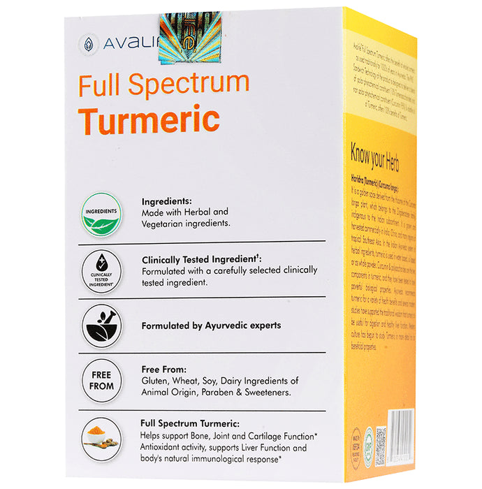 Avalife Full Spectrum Turmeric Veg Capsule