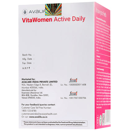 Avalife Vita Women Active Daily Tablet