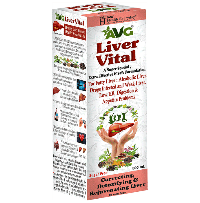 AVG Liver Vital Syrup Sugar Free - Classic Derma