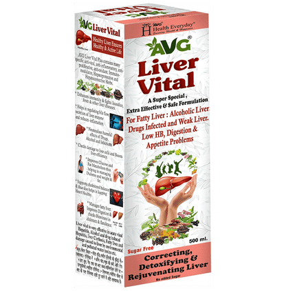 AVG Liver Vital Syrup Sugar Free - Classic Derma