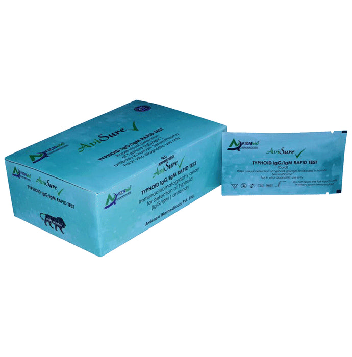 Buy Avienbio Avisure Typhoid IgG/IgM Rapid Test Kit Online | Classic ...