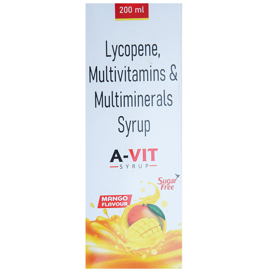 A-Vit Syrup Mango Sugar Free - Classic Derma
