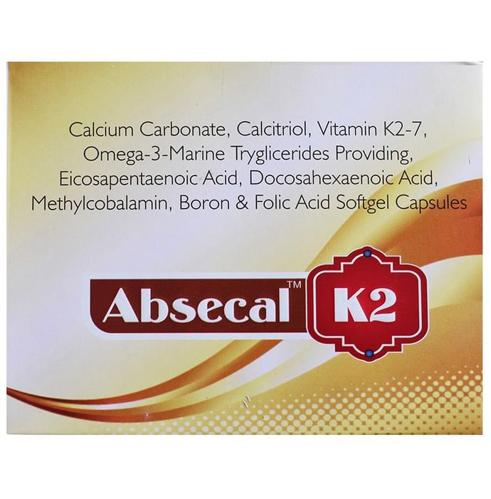 Absecal K2 Softgel Capsule - Classic Derma