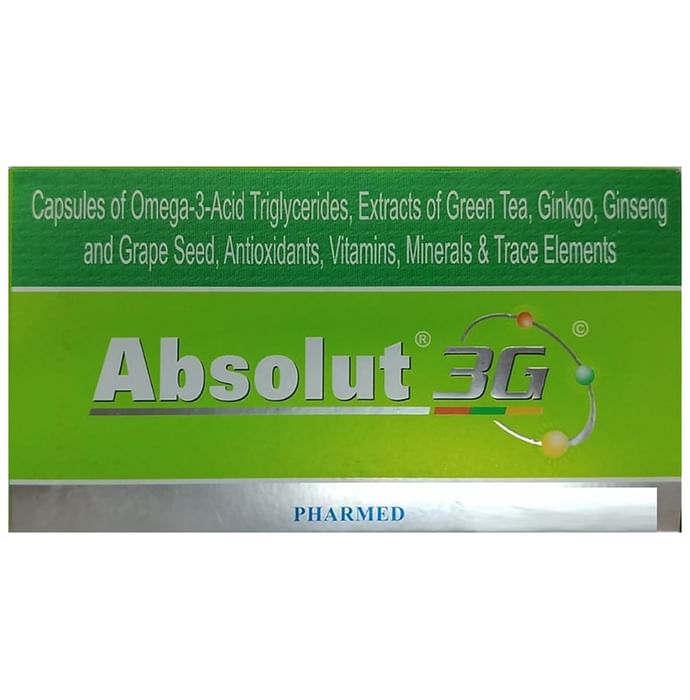 Absolut 3G | Multivitamin and Multimineral Soft Gelatin Capsule - Classic Derma