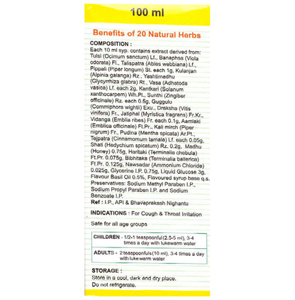Torex Herbal Cough Syrup