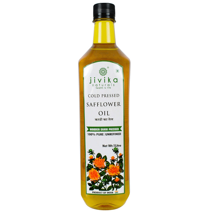 Jivika Naturals Cold Pressed Safflower Oil - Classic Derma